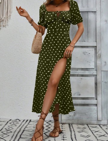 
						Rochie medie SHEIN, verde