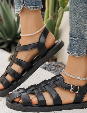Sandale SHEIN, negru