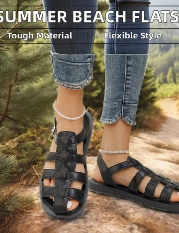 Sandale SHEIN, negru