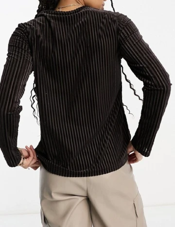 Bluza Urban Threads, maro inchis Maro