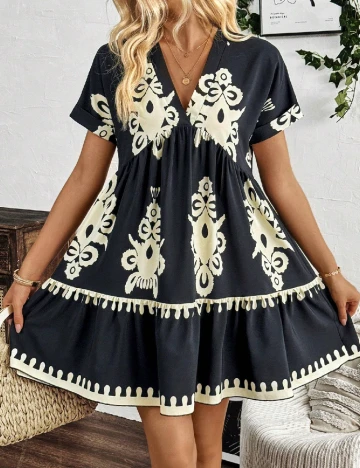 Rochie scurta SHEIN, negru Negru