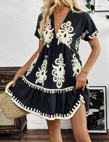Rochie scurta SHEIN, negru Negru