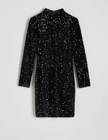 Rochie scurta Reserved, negru