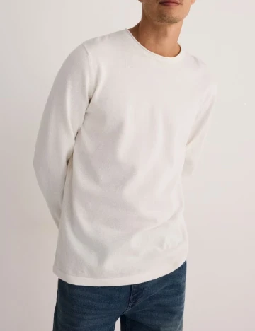 Bluza Reserved, alb Alb