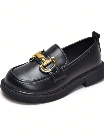 Mocasini Shein Kids, negru Negru