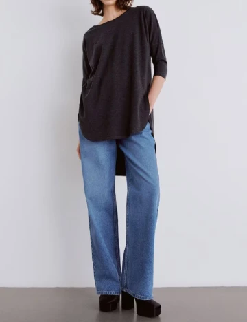 Bluza Oversize Reserved, gri inchis Gri