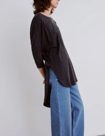 Bluza Oversize Reserved, gri inchis Gri