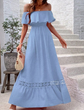
						Rochie lunga SHEIN, albastru