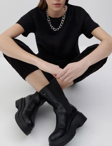 Tricou Oversize Reserved, negru
