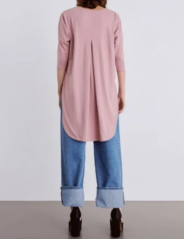 Bluza Oversize Reserved, roz pudra