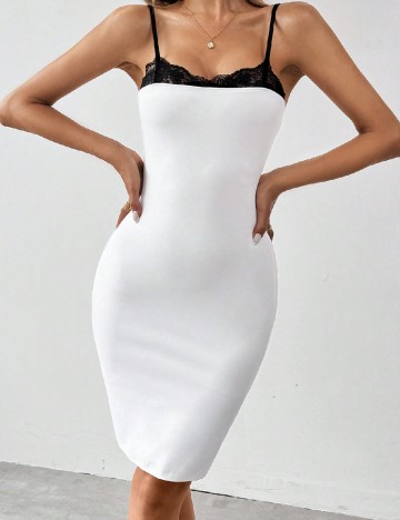 
						Rochie scurta SHEIN, alb