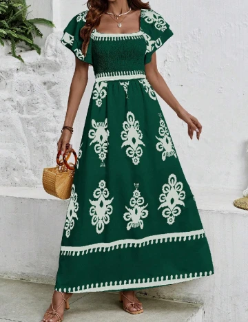 Rochie lunga SHEIN, verde