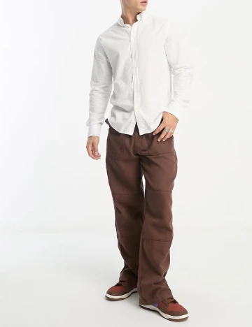 Camasa Aeropostale, alb Alb