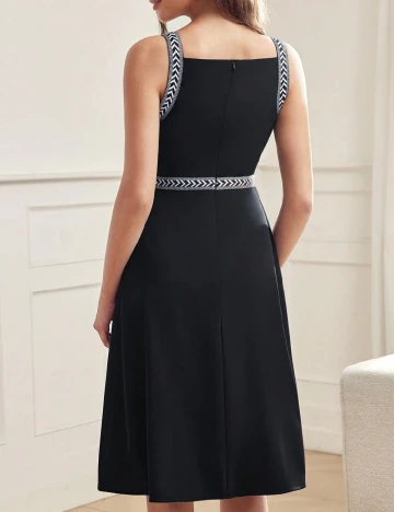 Rochie medie MOTF, negru Negru