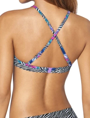 Sutien de baie Triumph, alb/negru Negru