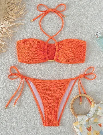 Costum de baie SHEIN, portocaliu