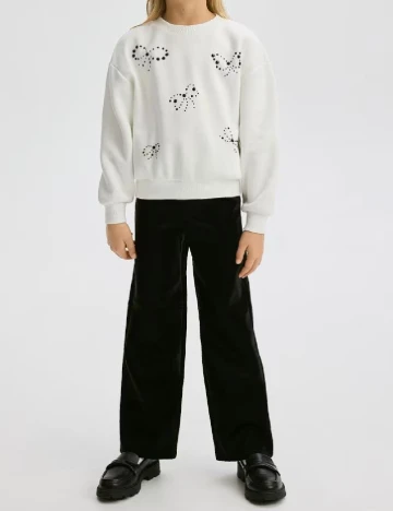 Pantaloni Reserved, negru Negru