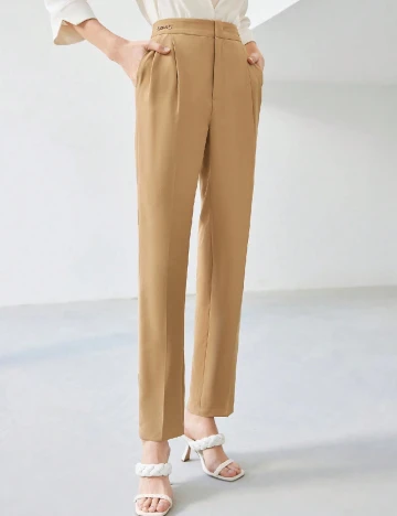 Pantaloni SHEIN, maro Maro