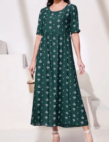Rochie lunga SHEIN, verde