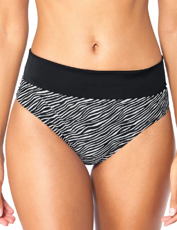 
						Chilot de  baie Triumph, alb/negru