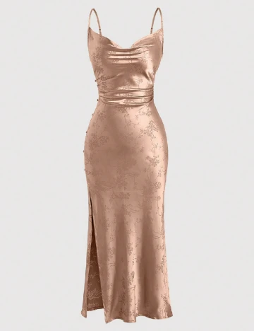 Rochie lunga SHEIN, maro Maro