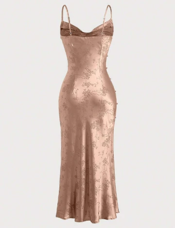 Rochie lunga SHEIN, maro Maro