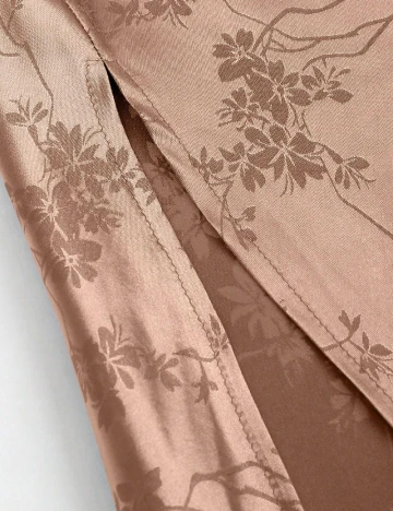 Rochie lunga SHEIN, maro Maro