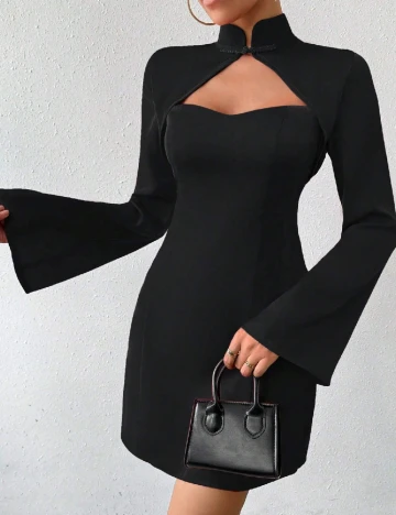 Rochie scurta SHEIN, negru Negru