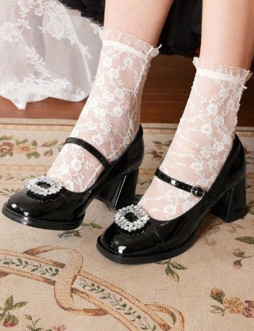 
						Pantofi DolaLovely, negru