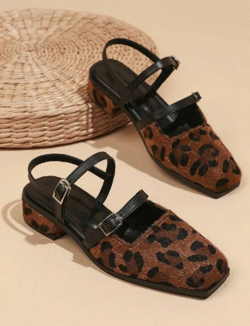 Pantofi SHEIN, animal print