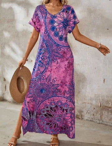 Rochie lunga SHEIN, roz