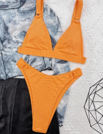 Costum de baie SHEIN, portocaliu