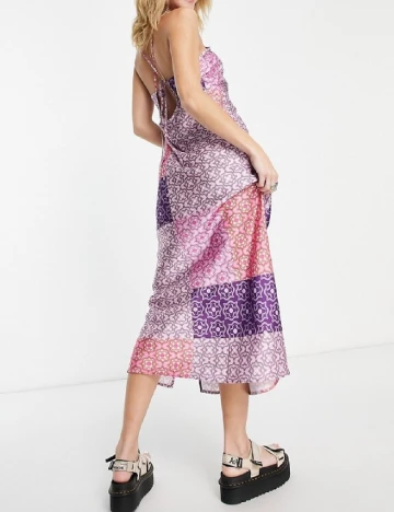 Rochie medie Reclaimed Vintage, mix culori Mix culori