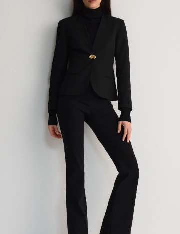 Sacou Reserved, negru Negru