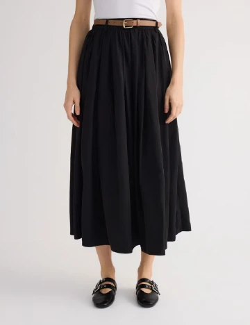 Fusta Reserved, negru Negru