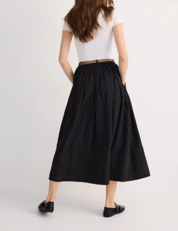 Fusta Reserved, negru Negru