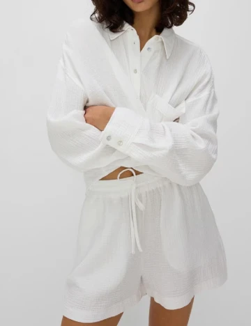 Pantaloni scurti Reserved, alb Alb