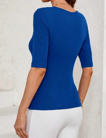 Bluza SHEIN, albastru Albastru