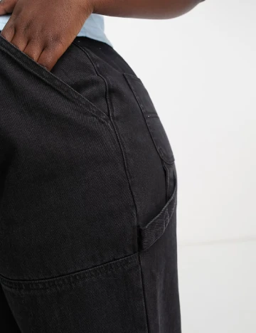 Blugi I SAW IT FIRST Plus Size, negru Negru