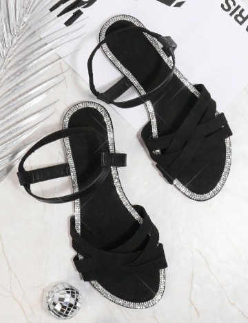 
						Sandale SHEIN, negru