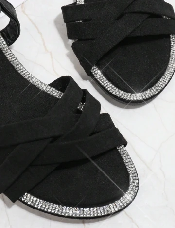 Sandale SHEIN, negru Negru