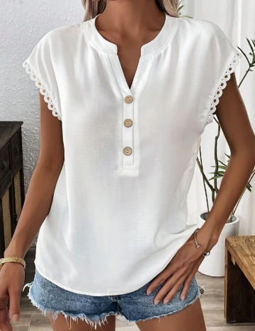 Bluza SHEIN, alb