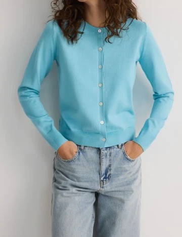 Cardigan Reserved, albastru