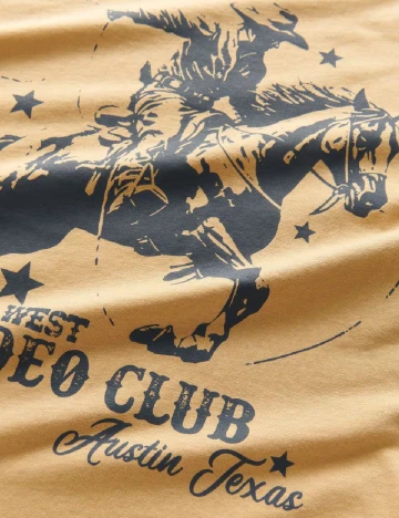 Tricou Reserved, mustar