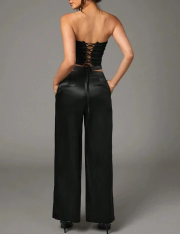 Pantaloni SHEIN, negru Negru