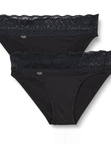 Set chiloti 2 perechi Sloggi by Triumph, negru Negru