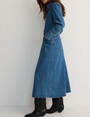 Rochie lunga Reserved, albastru Albastru