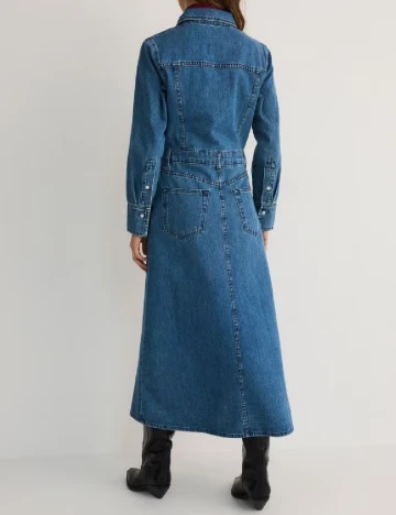 Rochie lunga Reserved, albastru Albastru