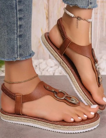 Sandale SHEIN, maro