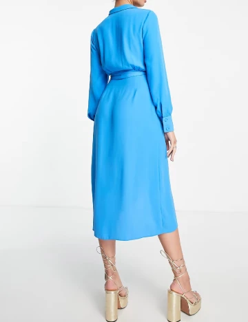Rochie medie ASOS, albastru